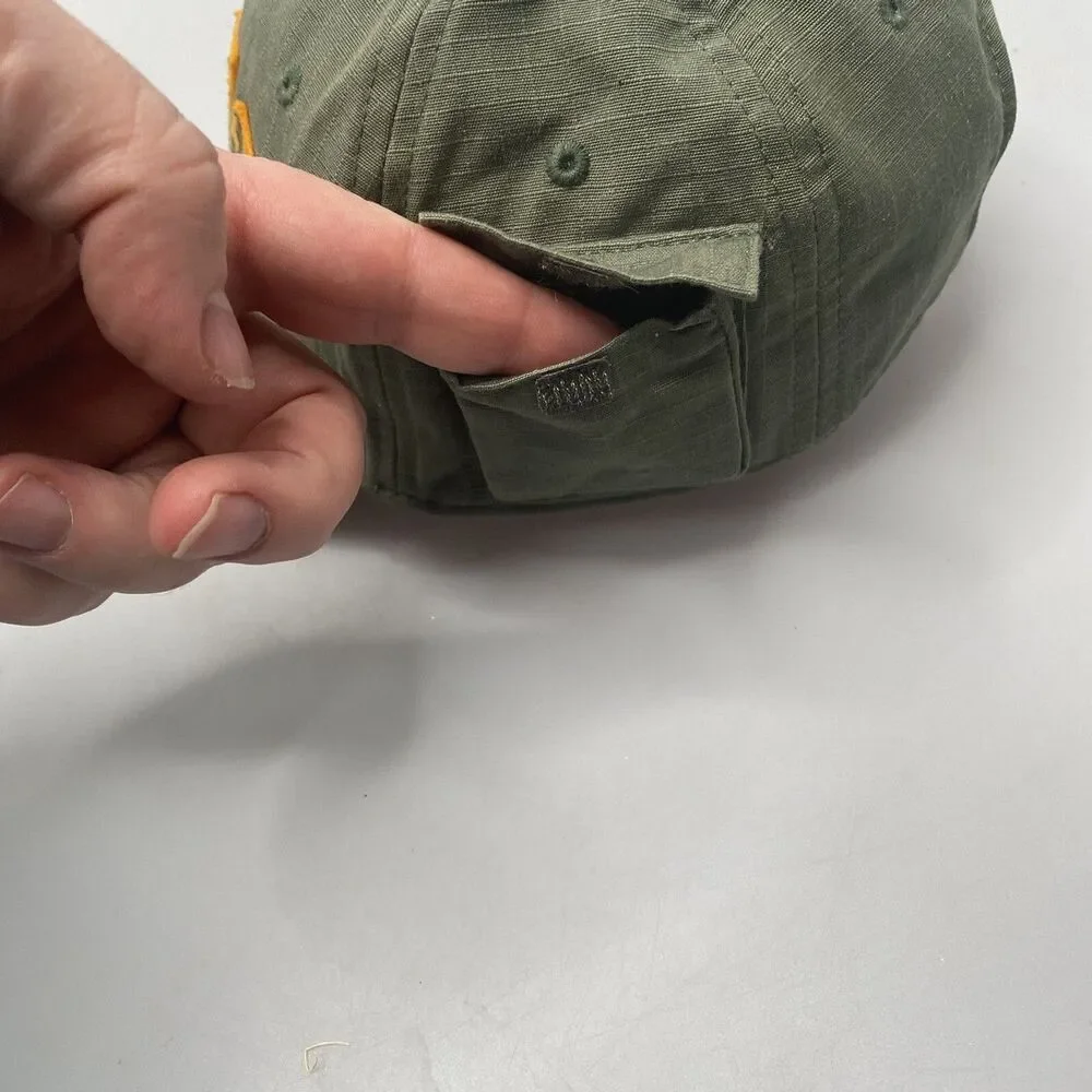 Baby Gap Toddler Green Ball Cap Hat Elastic Back Baseball Pocket 4-5T